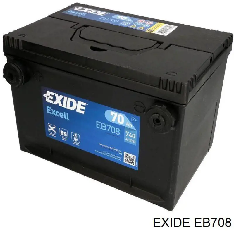 Аккумулятор EB708 Exide