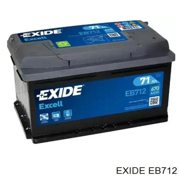 Аккумуляторная батарея (АКБ) Exide EB712