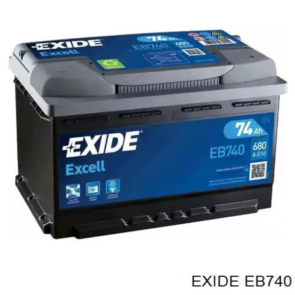 Аккумуляторная батарея (АКБ) Exide EB740