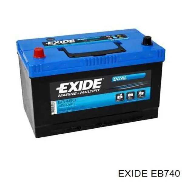 АКБ Exide EB740