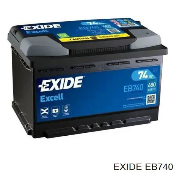 Аккумулятор автомобильный Exide EB740 цена, от 99.49 USD