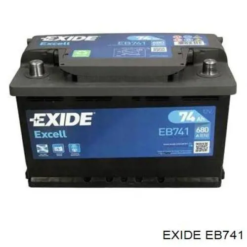 Аккумулятор Exide Excell 74 А/ч 12 В B13 EB741