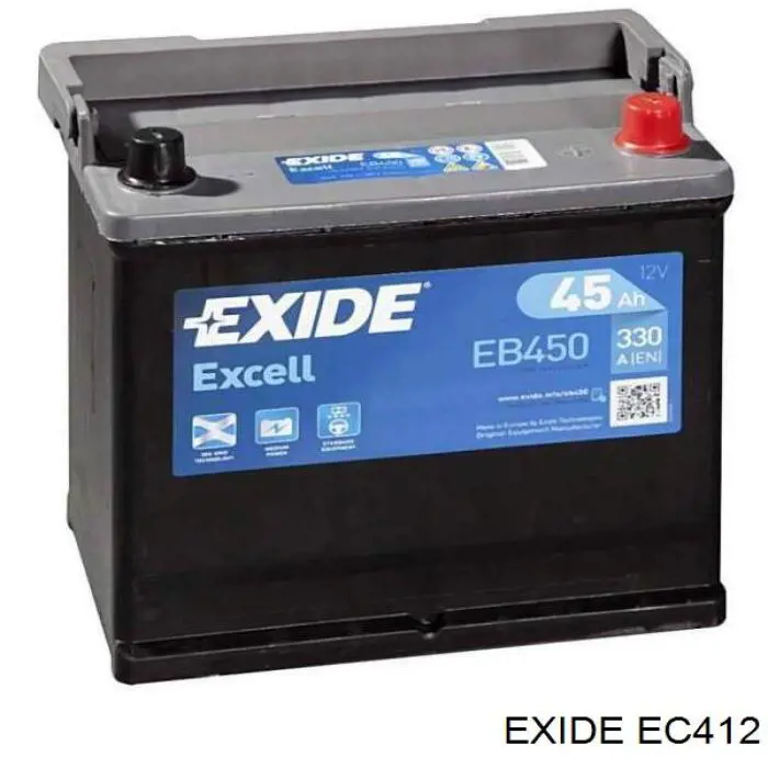 Купить Аккумулятор Exide 41 А/ч (EC412)