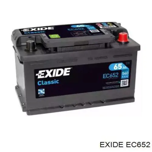 Аккумулятор Exide Классический 65 А/ч 12 В B13 EC652