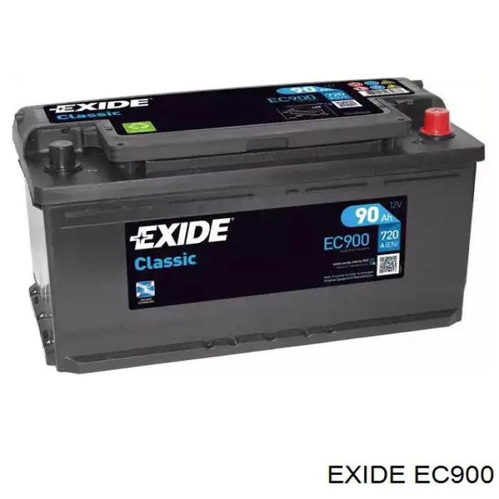 Аккумулятор Exide Классический 90 А/ч 12 В B13 EC900