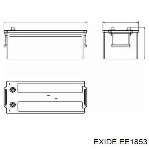 Аккумулятор EE1853 Exide