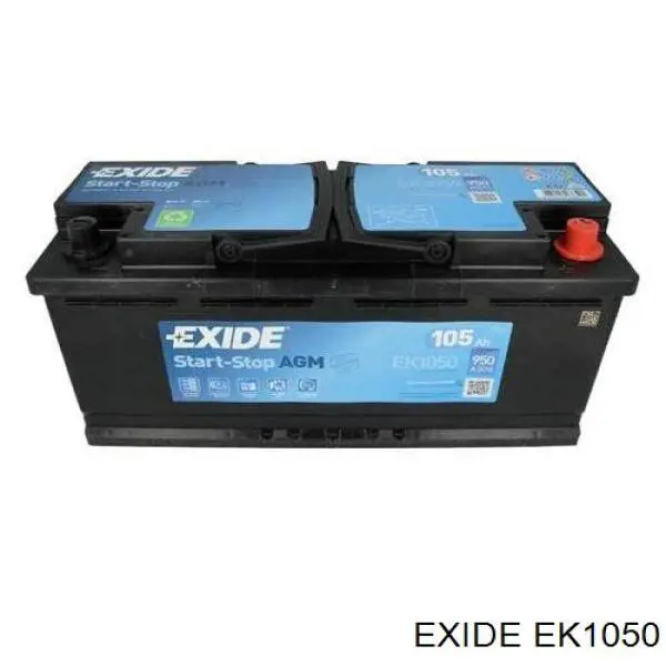 Аккумулятор Exide Micro-Hybrid AGM 105 А/ч 12 В B13 EK1050