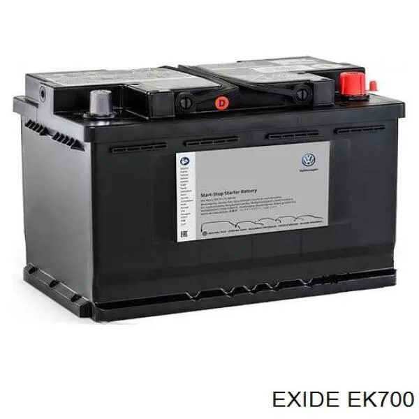 Аккумулятор автомобильный Exide Micro-Hybrid AGM 70 А/ч 760 А B13
