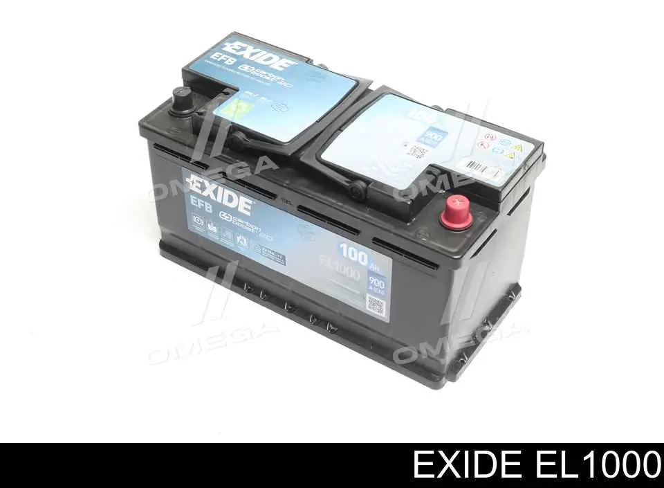 EL1000 Exide bateria recarregável (pilha)