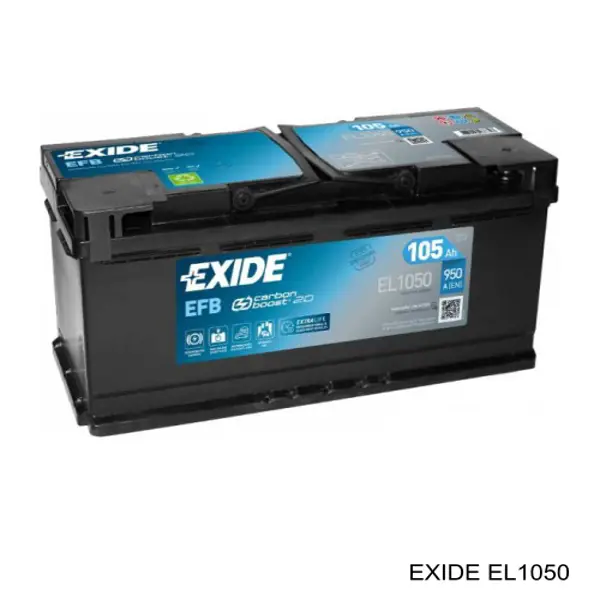 EL1050 Exide bateria recarregável (pilha)