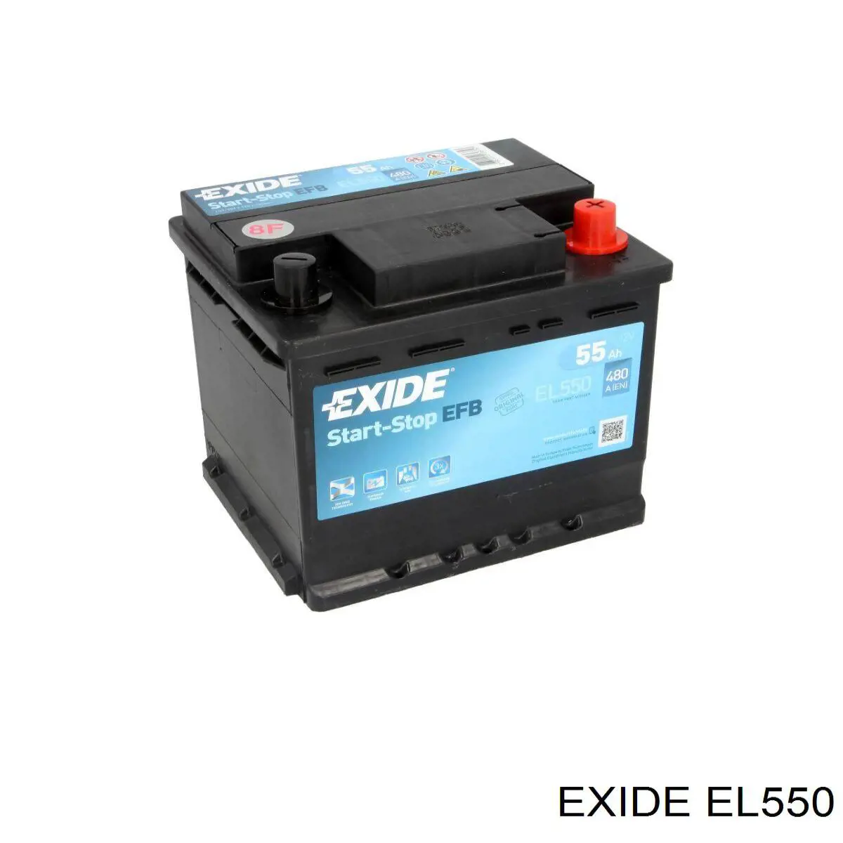 Аккумулятор автомобильный Exide EL550 цена, от 105.26 USD