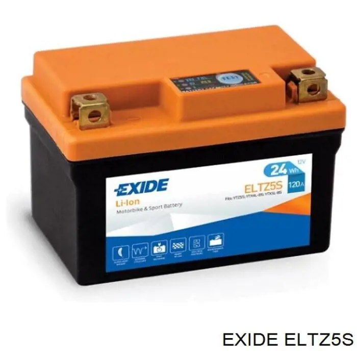 ELTZ5S Exide bateria recarregável (pilha)