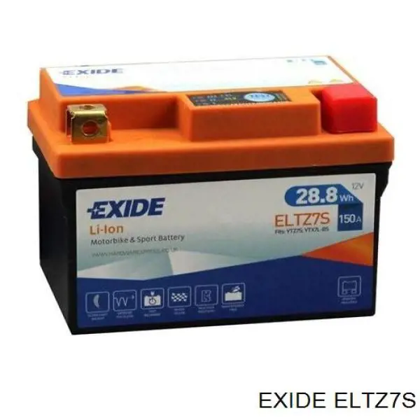 ELTZ7S Exide bateria recarregável (pilha)