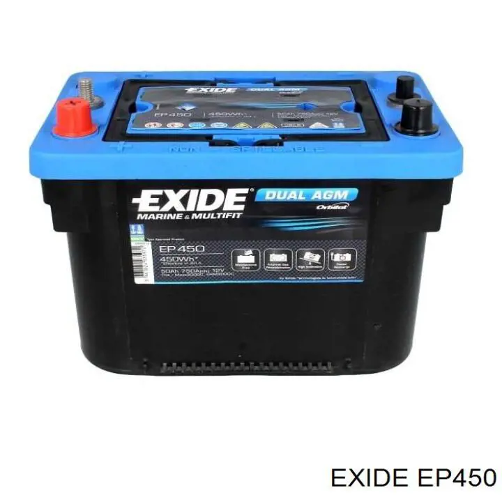 Аккумулятор автомобильный Exide EP450 цена, от 284.70 USD