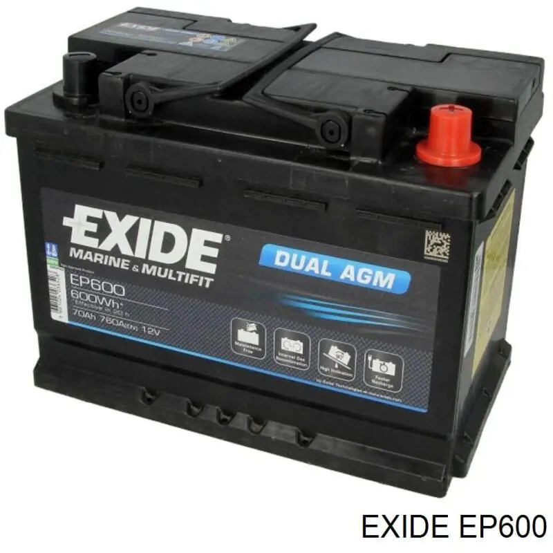 Аккумулятор Exide EP600