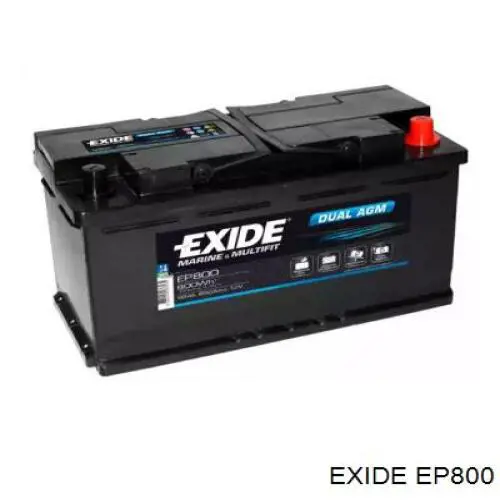Аккумулятор автомобильный Exide EP800 цена, от 244.58 USD