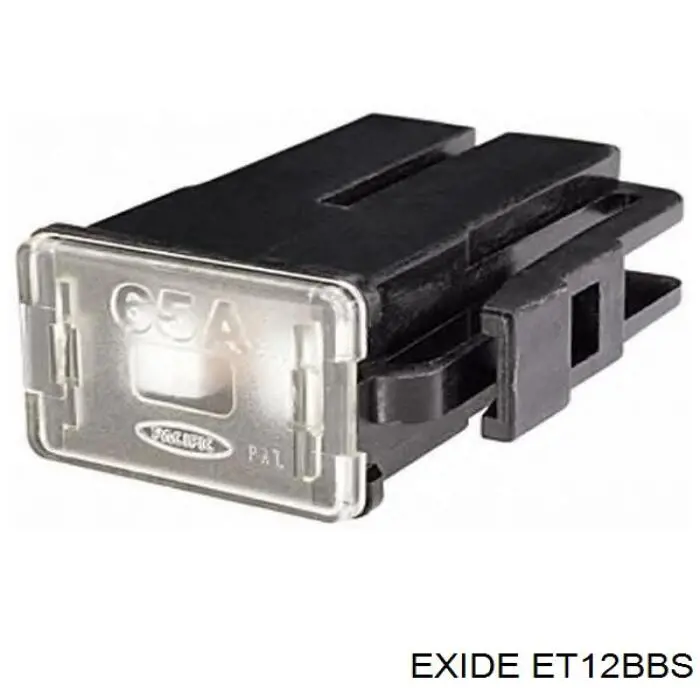 ET12B-BS Exide bateria recarregável (pilha)