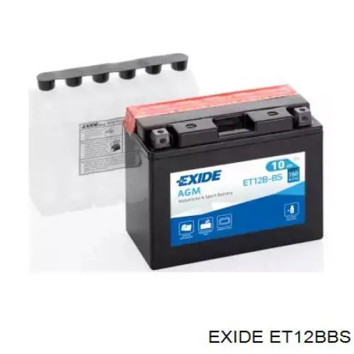 Аккумулятор автомобильный Exide ET12BBS цена, от 47.05 USD
