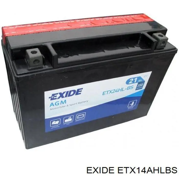 Аккумулятор автомобильный Exide ETX14AHLBS цена, от 72.77 USD