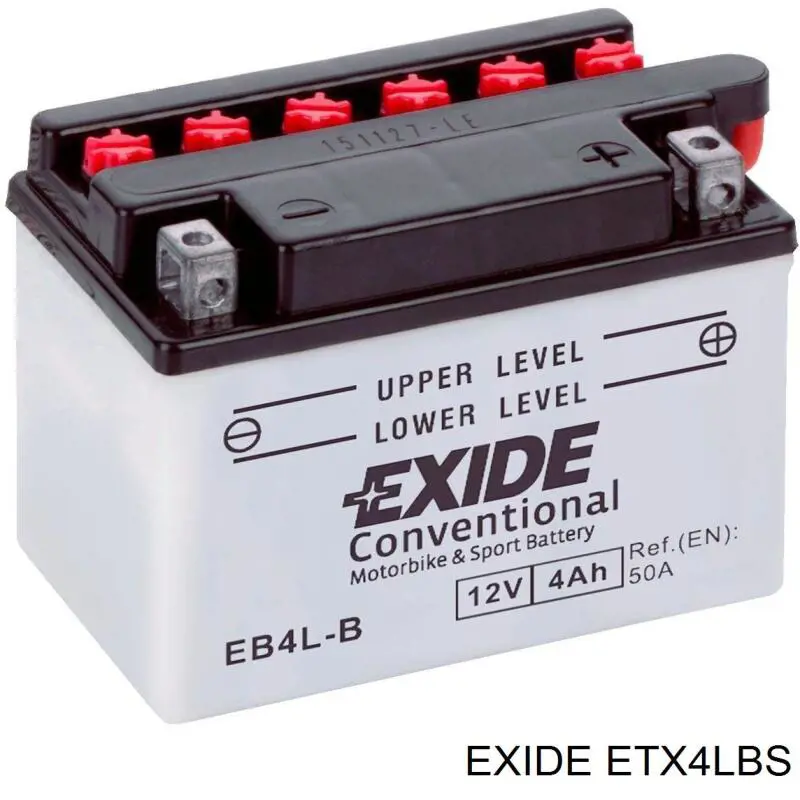 Аккумулятор автомобильный Exide ETX4LBS цена, от 24.43 USD