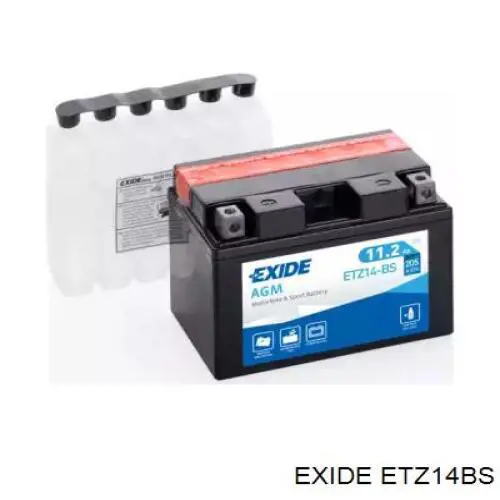 Аккумулятор ETZ14BS Exide