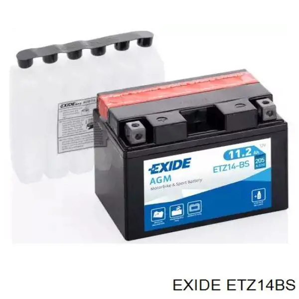 Аккумулятор ETZ14BS Exide