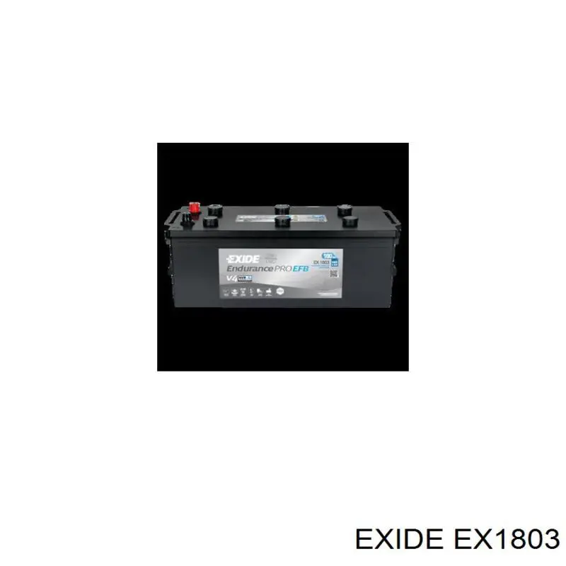 EX1803 Exide bateria recarregável (pilha)