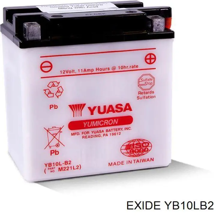 Аккумулятор Exide YB10LB2