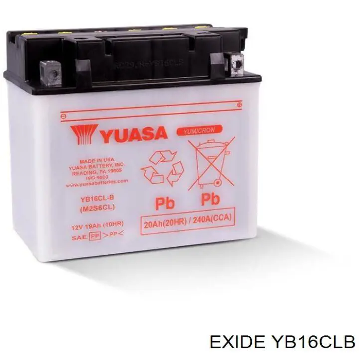 Аккумулятор автомобильный Yuasa YB16CLB цена, от 119.79 USD