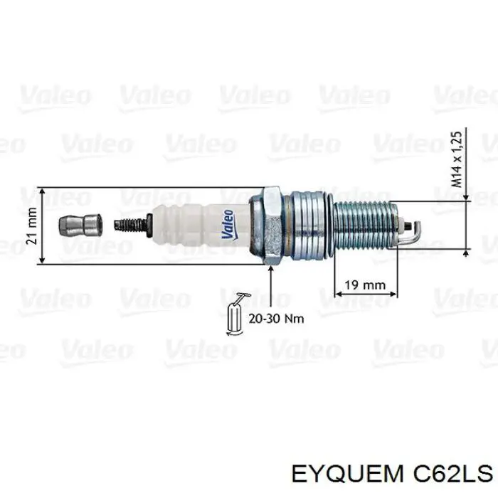 C62LS Eyquem Свечи зажигания
