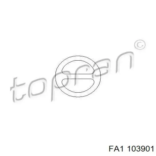 Подушка крепления глушителя FA1 103901 цена, от 1.42 USD