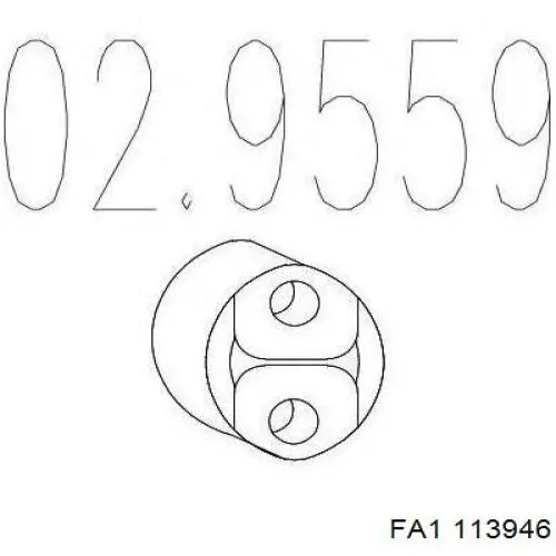 Купить 113946 FA1 Подвесные подушки глушителя