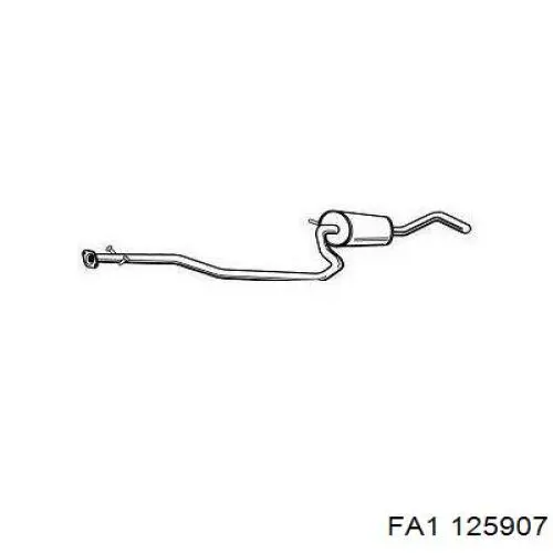 Muelle, tubo de escape 125907 FA1
