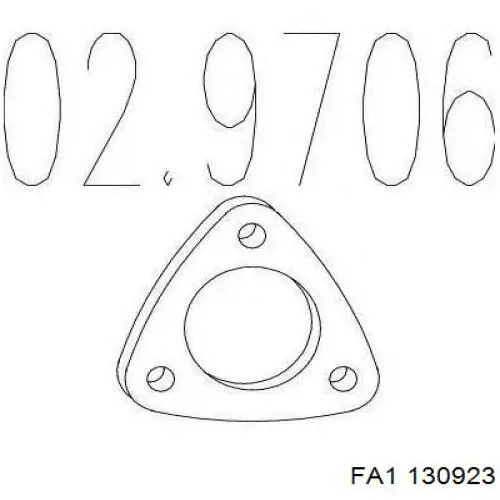 Прокладка глушителя AR883 Ari-is