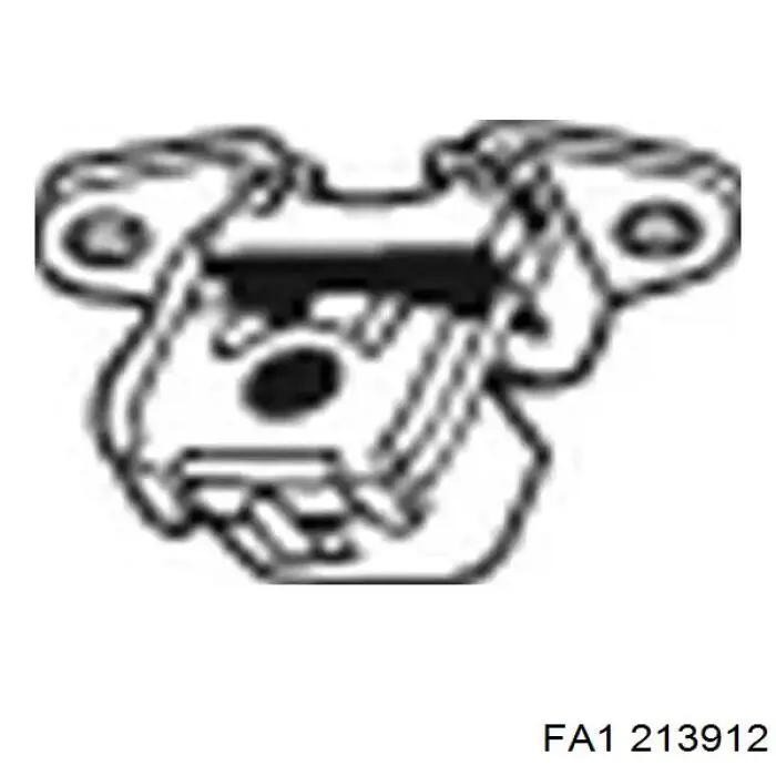 Хомут крепления глушителя задний FA1 213912 цена, от 5.86 USD
