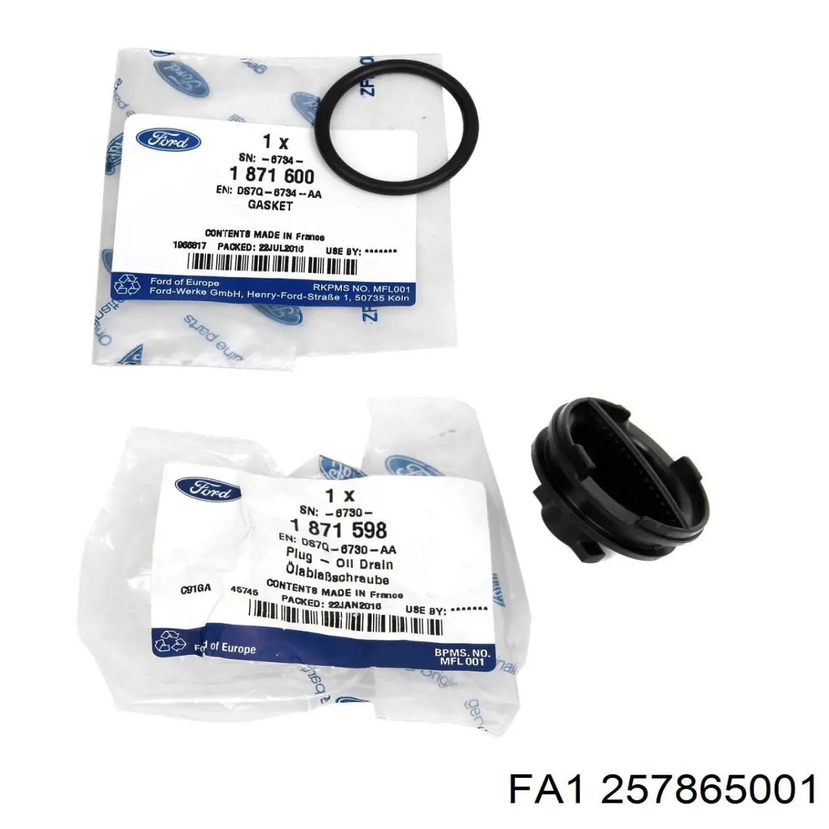 Пробка поддона двигателя Ford 9801444780 цена, от 5.68 USD