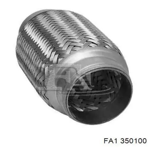 350-100 FA1 ondulação do silenciador