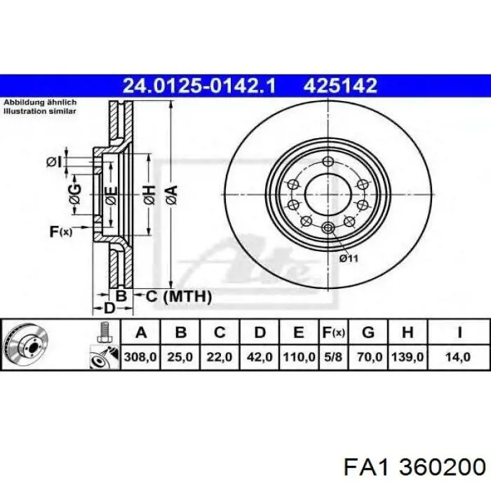  Гофра Volvo 850 