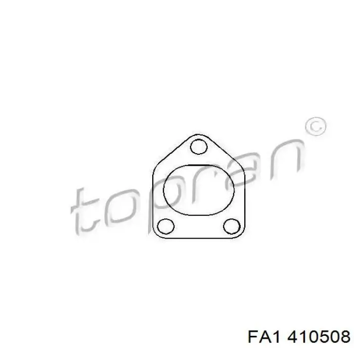 Junta De Turbina De Gas Admision, Kit De Montaje 410508 FA1