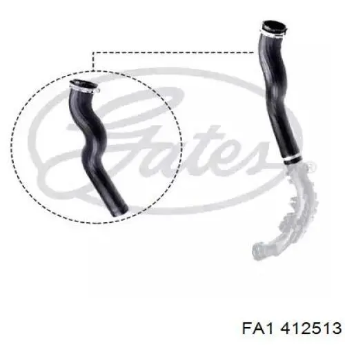 Купить 7701066285 Renault (RVI) Шланг (патрубок) жидкостного охлаждения турбины, подача