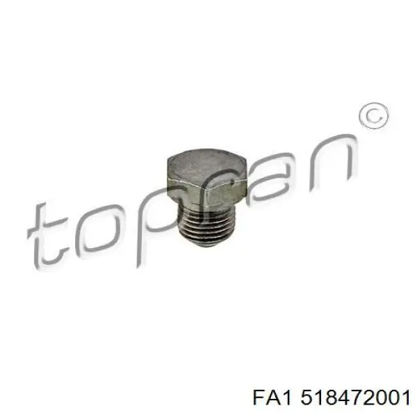 Пробка поддона двигателя FA1 518472001 цена, от 0.92 USD