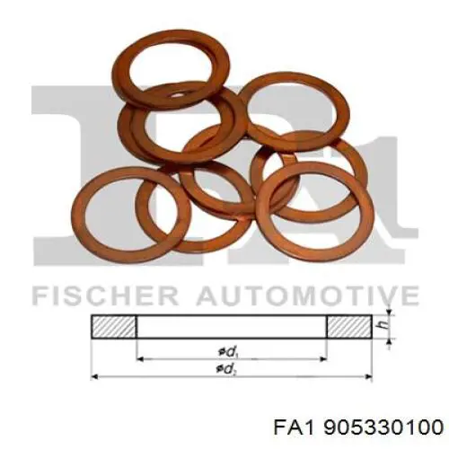 Прокладка сливной пробки редуктора 905330100 FA1