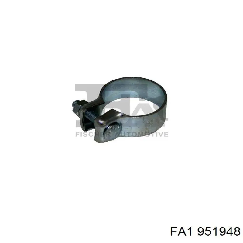 951-948 FA1 braçadeira de silenciador dianteira