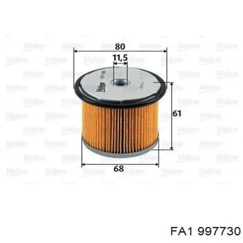 997730 FA1 Кольцо форсунки инжектора посадочное