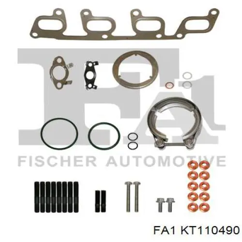 KT110490 FA1 vedante de turbina, kit de montagem