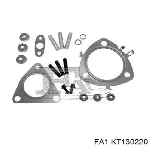 Vedante de turbina, kit de montagem para Ford Transit (V347/8)