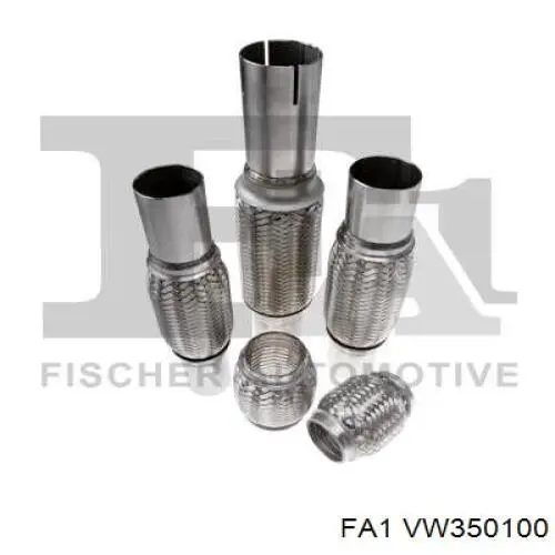 Гофра приемной трубы FA1 VW350100 цена, от 13.35 USD
