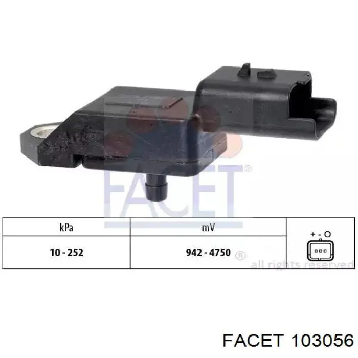 Датчик абсолютного давления в коллекторе Magneti Marelli APS62 цена, от 14.14 USD