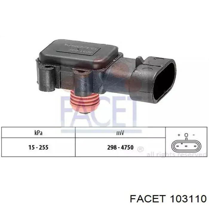 Датчик абсолютного давления 281002514 Bosch