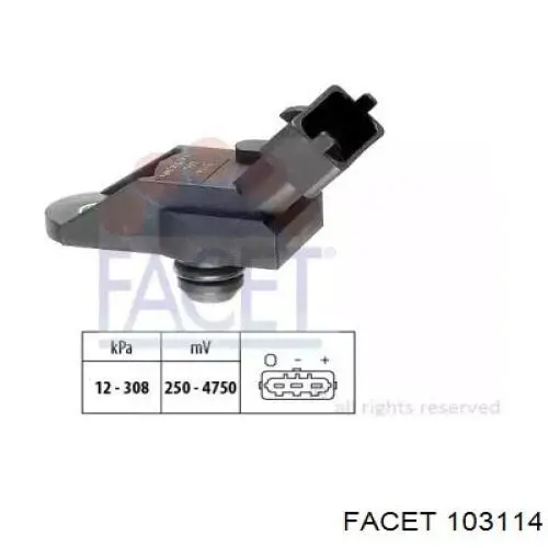 Купить 0851365 Opel Датчик MAP